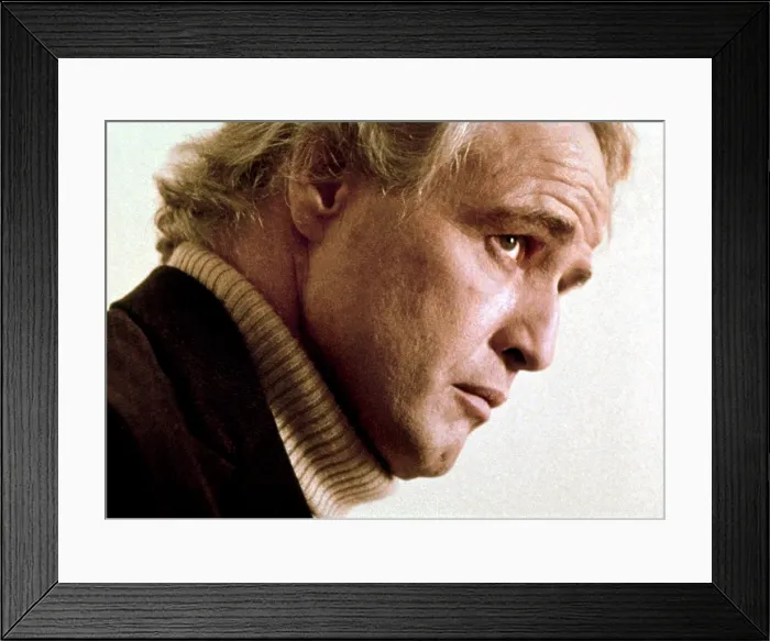 Framed Print : LAST TANGO IN PARIS, Marlon Brando, 1972