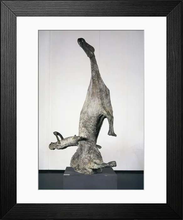 Framed Print : MARINI, Marino (1901-1980). The Miracle. 1953. Sculpture on bronze. GERMANY. Mannheim. Hamburger Kunsthalle. AISA / Everett Collection - Image has fine art copyright Framed Print : MARINI, Marino (1901-1980). The Miracle. 1953. Sculpture on bronze. GERMANY. Mannheim. Hamburger Kunsthalle. AISA / Everett Collection - Image has fine art copyright