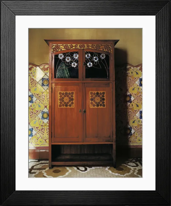Framed Print : HOMAR i MESQUIDA, Gaspar (1870-1953). Wardrobe. 1901-1907. SPAIN. Reus. Navs House Framed Print : HOMAR i MESQUIDA, Gaspar (1870-1953). Wardrobe. 1901-1907. SPAIN. Reus. Navs House