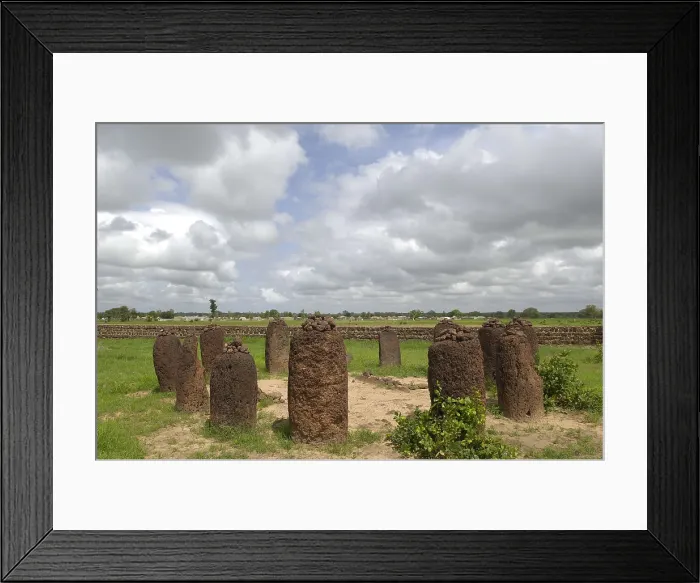 Framed Print : THE GAMBIA. Wassu. Stone circles. AISA / Everett Collection**US SALES ONLY**