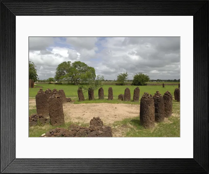 Framed Print : THE GAMBIA. Wassu. Stone circles. AISA / Everett Collection**US SALES ONLY**