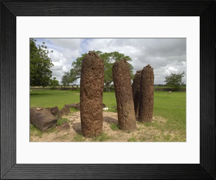 Framed Print : THE GAMBIA. Wassu. Stone circles. AISA / Everett Collection**US SALES ONLY**