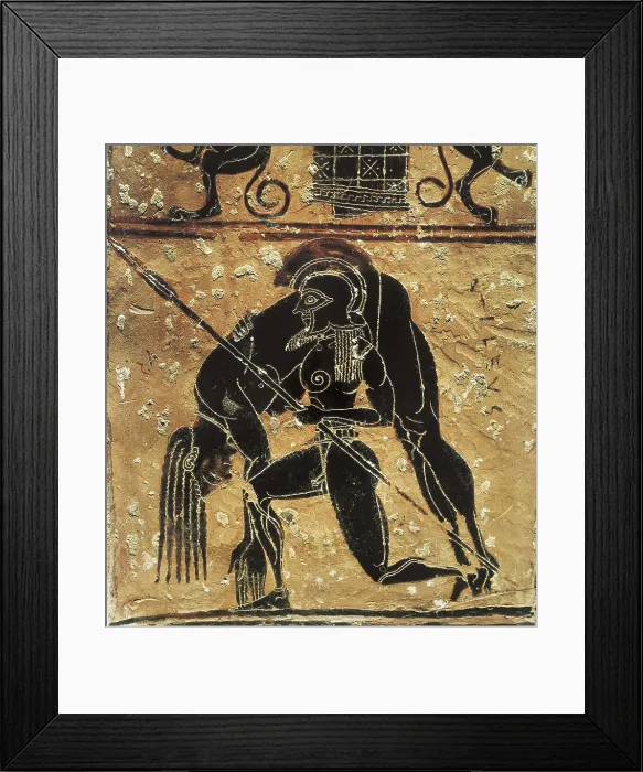 Framed Print : Franois Vase. 570 BC. Black-figure attic volute krater, executed by the potter Ergotimos and the painter Kleitias. Archaic Greek art. Ceramics. ITALY. Florence Framed Print : Franois Vase. 570 BC. Black-figure attic volute krater, executed by the potter Ergotimos and the painter Kleitias. Archaic Greek art. Ceramics. ITALY. Florence