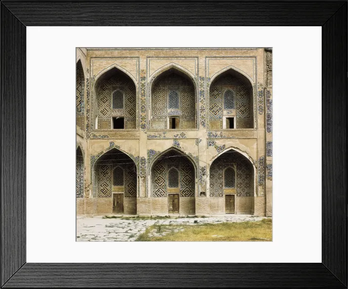 Framed Print : Shir Dor Madrasa. 1619-1636. UZBEKISTAN. Samarkand. Registan Square. Islamic art. Architecture. AISA / Everett Collection**US SALES ONLY**