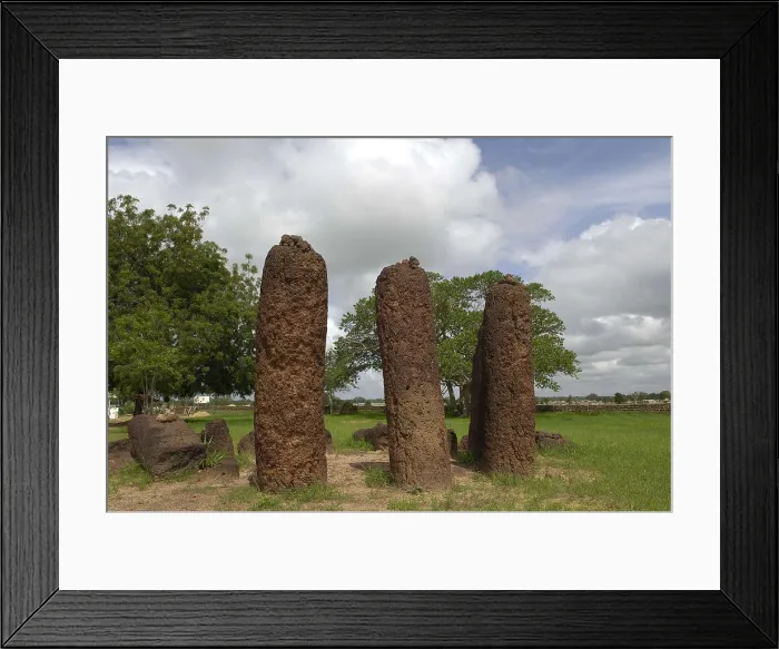 Framed Print : THE GAMBIA. Wassu. Stone circles. AISA / Everett Collection**US SALES ONLY**