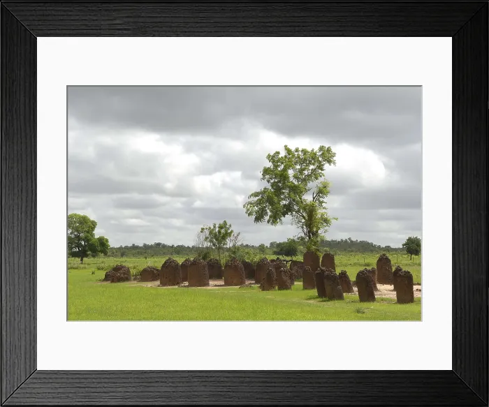 Framed Print : THE GAMBIA. Wassu. Stone circles. AISA / Everett Collection**US SALES ONLY**
