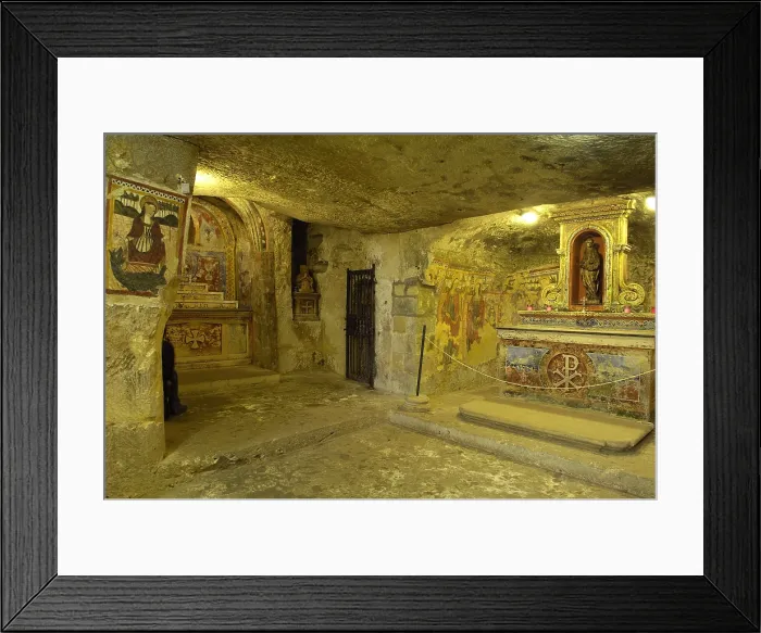 Framed Print : MALTA. Rabat. Saint Agatha's Catacombs. AISA / Everett Collection**US SALES ONLY**