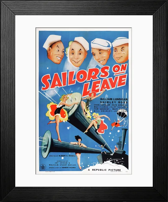 Framed Print : SAILORS ON LEAVE, 1941 Framed Print : SAILORS ON LEAVE, 1941