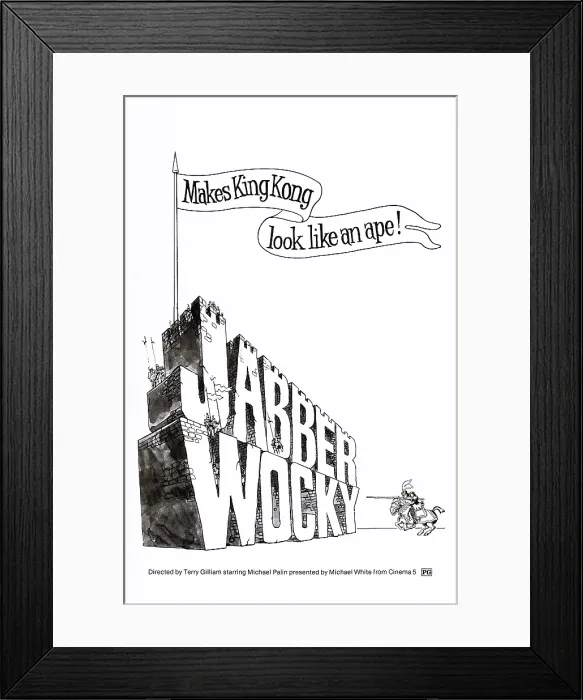 Framed Print : JABBERWOCKY, US poster, 1977