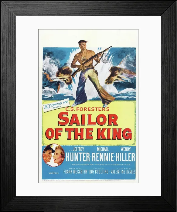 Framed Print : SAILOR OF THE KING, US poster art, 1953, TM and copyright 20th Century Fox Film Corp. All rights reserved  /  Courtesy: Everett Collection