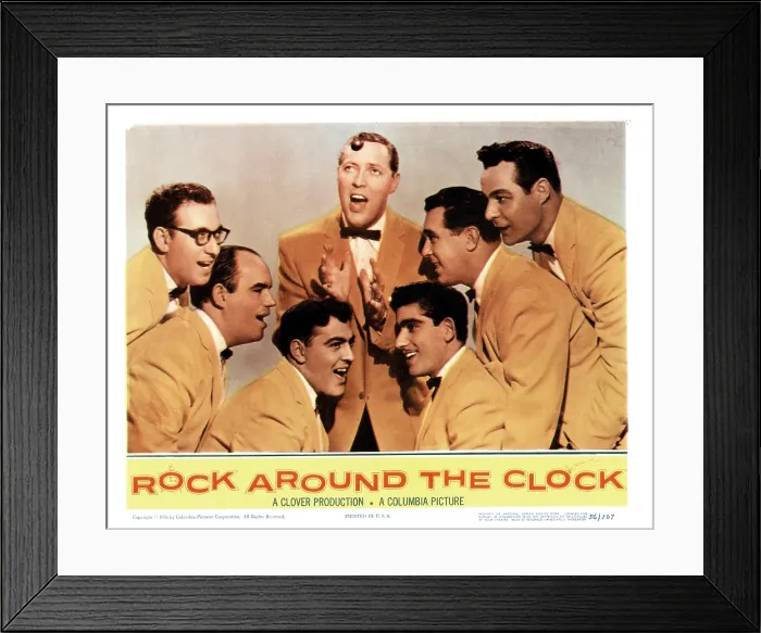 Framed Print : ROCK AROUND THE CLOCK, Bill Haley and the Comets, 1956