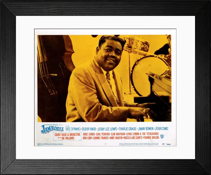 Framed Print : JAMBOREE, (aka DISC JOCKEY JAMBOREE), Fats Domino, 1957