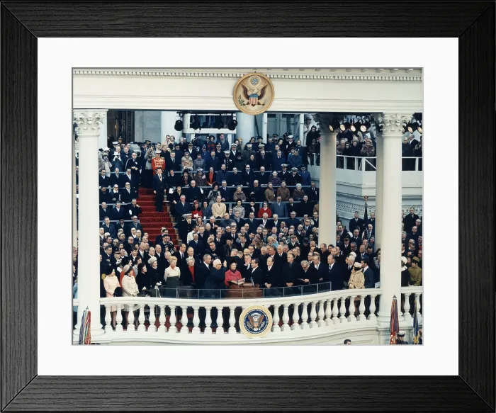 Framed Print : First inauguration of President Richard M. Nixon, Jan. 20, 1969