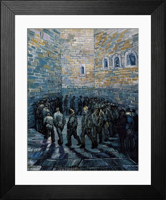 Framed Print : GOGH, Vincent van (1853-1890). Prisoners exercising. 1890. Post-Impressionism. Oil on canvas. RUSSIA. Moscow. Pushkin Museum of Fine Arts. AISA / Everett Collection**US SALES ONLY** Framed Print : GOGH, Vincent van (1853-1890). Prisoners exercising. 1890. Post-Impressionism. Oil on canvas. RUSSIA. Moscow. Pushkin Museum of Fine Arts. AISA / Everett Collection**US SALES ONLY**