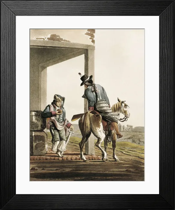 Framed Print : Paulist soldiers, picture of the 'Viaje a Buenos Aires' by Vidal. Litography. FRANCE. Paris. National Library. AISA / Everett Collection**US SALES ONLY** Framed Print : Paulist soldiers, picture of the 'Viaje a Buenos Aires' by Vidal. Litography. FRANCE. Paris. National Library. AISA / Everett Collection**US SALES ONLY**