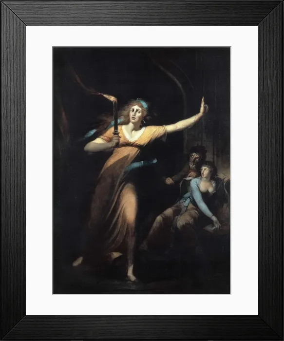 Framed Print : FUSELI, Johann Heinrich (1741-1825). Lady Macbeth Sleepwalking. 1783. Romanticism. Oil on canvas. FRANCE. Paris. Louvre Museum. AISA / Everett Collection**US SALES ONLY** Framed Print : FUSELI, Johann Heinrich (1741-1825). Lady Macbeth Sleepwalking. 1783. Romanticism. Oil on canvas. FRANCE. Paris. Louvre Museum. AISA / Everett Collection**US SALES ONLY**