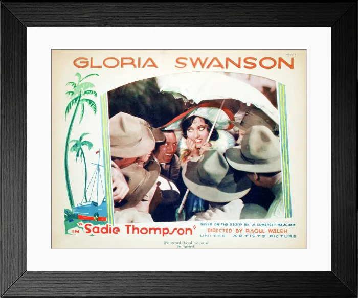 Framed Print : SADIE THOMPSON, Gloria Swanson, 1928
