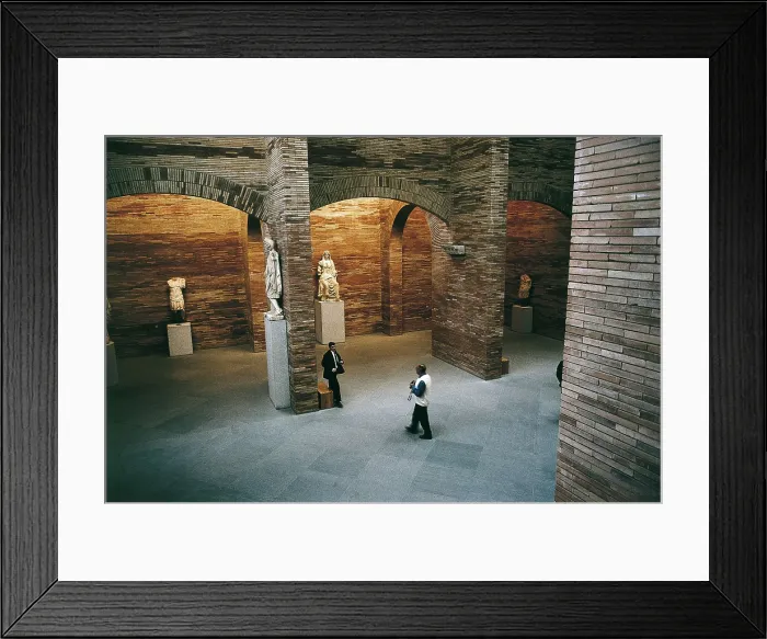 Framed Print : SPAIN. Mrida.. National Museum of Roman Art, by Rafael Moneo (1986). Architecture. AISA / Everett Collection**US SALES ONLY** Framed Print : SPAIN. Mrida.. National Museum of Roman Art, by Rafael Moneo (1986). Architecture. AISA / Everett Collection**US SALES ONLY**