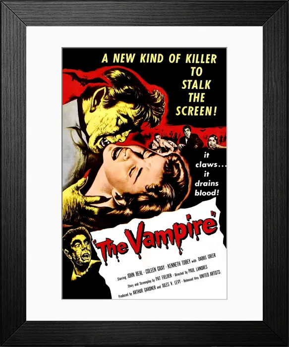 Framed Print : THE VAMPIRE, John Beal, Coleen Gray, 1957 Framed Print : THE VAMPIRE, John Beal, Coleen Gray, 1957