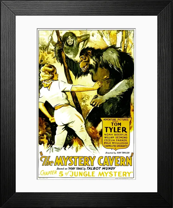 Framed Print : JUNGLE MYSTERIES, left: Cecilia Parker in Chapter 5: The Mystery Cavern, 1932 Framed Print : JUNGLE MYSTERIES, left: Cecilia Parker in Chapter 5: The Mystery Cavern, 1932