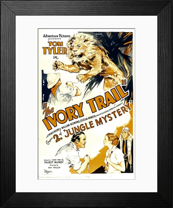 Framed Print : JUNGLE MYSTERY, Chapter 2: The Ivory Trail, 1932