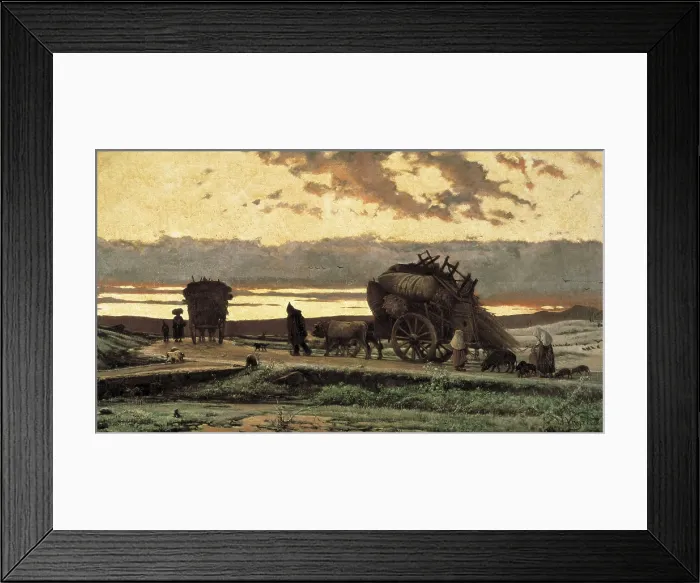 Framed Print : VAYREDA i VILA, Joaquim (1843-1894). Sorrow. 1876 Framed Print : VAYREDA i VILA, Joaquim (1843-1894). Sorrow. 1876