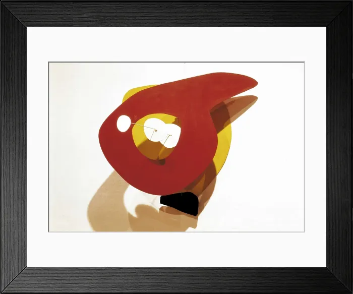 Framed Print : CALDER, Alexander (1898-1976). Wall mobile. 1976. Sculpture. AISA / Everett Collection - Image has fine art copyright Framed Print : CALDER, Alexander (1898-1976). Wall mobile. 1976. Sculpture. AISA / Everett Collection - Image has fine art copyright
