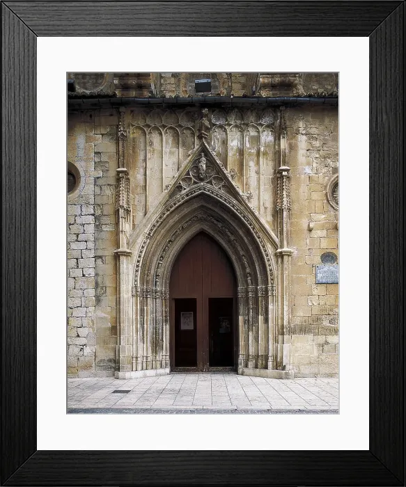Framed Print : SPAIN. VALENCIA. VALENCIA. Gandia. Faade of the Collegiate Church (14th c.). Gothic art. Architecture. AISA / Everett Collection**US SALES ONLY** Framed Print : SPAIN. VALENCIA. VALENCIA. Gandia. Faade of the Collegiate Church (14th c.). Gothic art. Architecture. AISA / Everett Collection**US SALES ONLY**