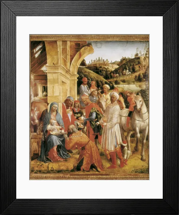 Framed Print : FOPPA, Vincenzo (1427-1515). The Adoration of the Kings. ca. 1500. Renaissance art. Oil on wood. UNITED KINGDOM. London. National Gallery. AISA / Everett Collection**US SALES ONLY** Framed Print : FOPPA, Vincenzo (1427-1515). The Adoration of the Kings. ca. 1500. Renaissance art. Oil on wood. UNITED KINGDOM. London. National Gallery. AISA / Everett Collection**US SALES ONLY**