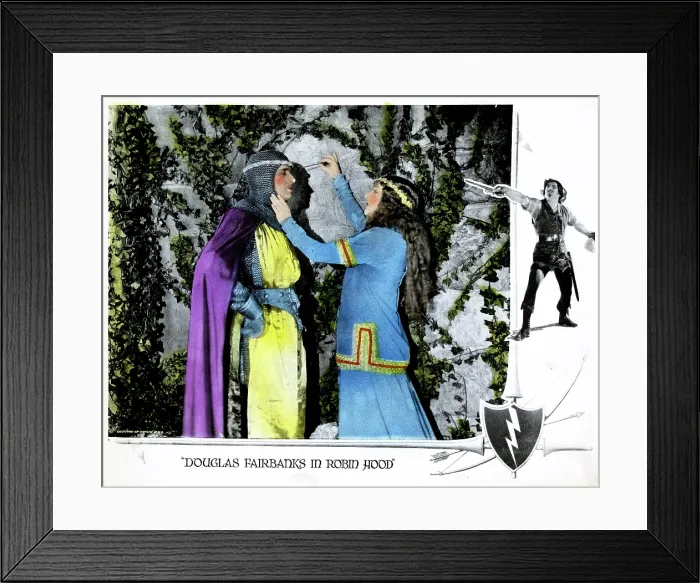 Framed Print : ROBIN HOOD, from left, Douglas Fairbanks, Sr. Enid Bennett, 1922 Framed Print : ROBIN HOOD, from left, Douglas Fairbanks, Sr. Enid Bennett, 1922