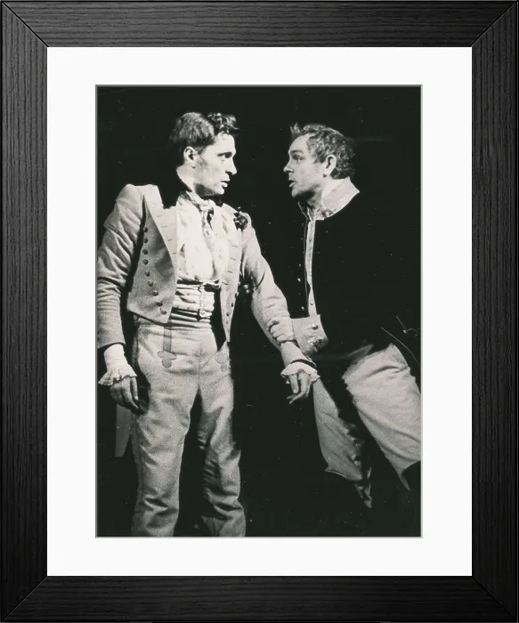 Framed Print : GOGOL, Nikolai Vasilievich (1809-1852). 'The Inspector General'. Performance at the Grand Theatre of Drama in St. Petersburg (1972). Actors: O