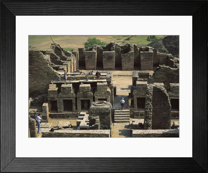 Framed Print : PAKISTAN. NORTH-WEST FRONTIER PROVINCE. The Buddhist monastic complex of Takht-i-Bahi or Throne of Origins (1st c.). Cells and yards. AISA / Everett Collection**US SALES ONLY** Framed Print : PAKISTAN. NORTH-WEST FRONTIER PROVINCE. The Buddhist monastic complex of Takht-i-Bahi or Throne of Origins (1st c.). Cells and yards. AISA / Everett Collection**US SALES ONLY**