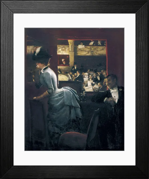 Framed Print : BERAUD, Jean (1849-1935). The Box at the Opera. 1883. Modernism. Oil on canvas. FRANCE. Paris. Muse Carnavalet (Carnavalet Museum). AISA / Everett Collection**US SALES ONLY**