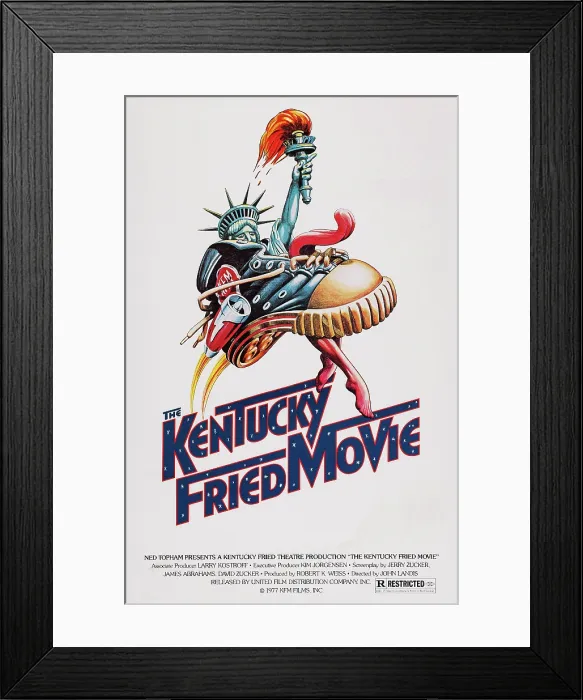 Framed Print : KENTUCKY FRIED MOVIE, US poster, 1977