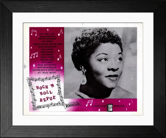 Framed Print : ROCK N ROLL REVUE, Dinah Washington, 1955 Framed Print : ROCK N ROLL REVUE, Dinah Washington, 1955