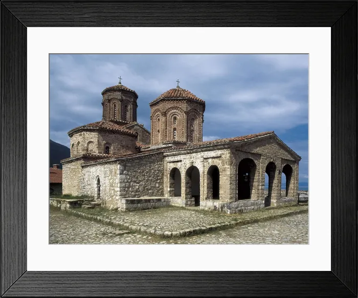 Framed Print : Church of Saint Naum. MACEDONIA. Ohrid. Late Byzantine art. AISA / Everett Collection**US SALES ONLY**