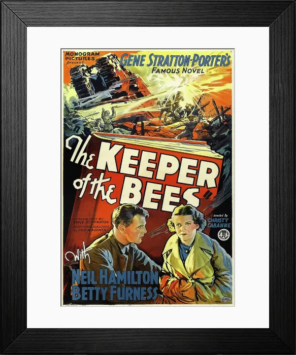 Framed Print : THE KEEPER OF THE BEES, US poster art, from left: Neil Hamilton, Betty Furness, 1935