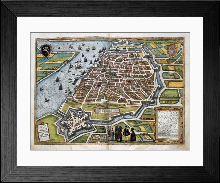 Framed Print : HOGENBERG, Franz (1535-1590). Civitatis Orbis Terrarum. 1572-1617. Antwerp (1572). Engraving for the book 'Civitatis Orbis Terrarum' (volume I), by George Braun Framed Print : HOGENBERG, Franz (1535-1590). Civitatis Orbis Terrarum. 1572-1617. Antwerp (1572). Engraving for the book 'Civitatis Orbis Terrarum' (volume I), by George Braun