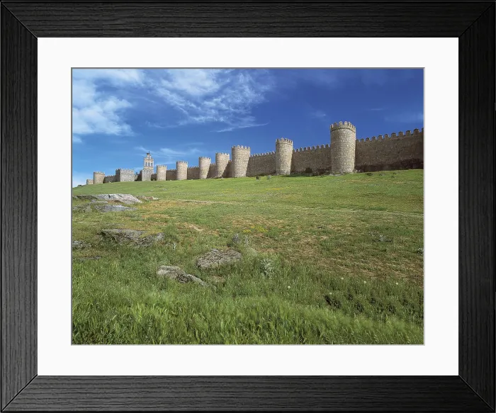 Framed Print : SPAIN. CASTILE AND LEON. AVILA. Avila. Medieval wall, begun in 1090. AISA / Everett Collection**US SALES ONLY**