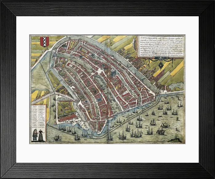 Framed Print : HOGENBERG, Franz (1535-1590). Civitatis Orbis Terrarum. 1572-1617. Amstardam (1572). Engraving for the work 'Civitatis Orbis Terrarum' by Geroge Braun
