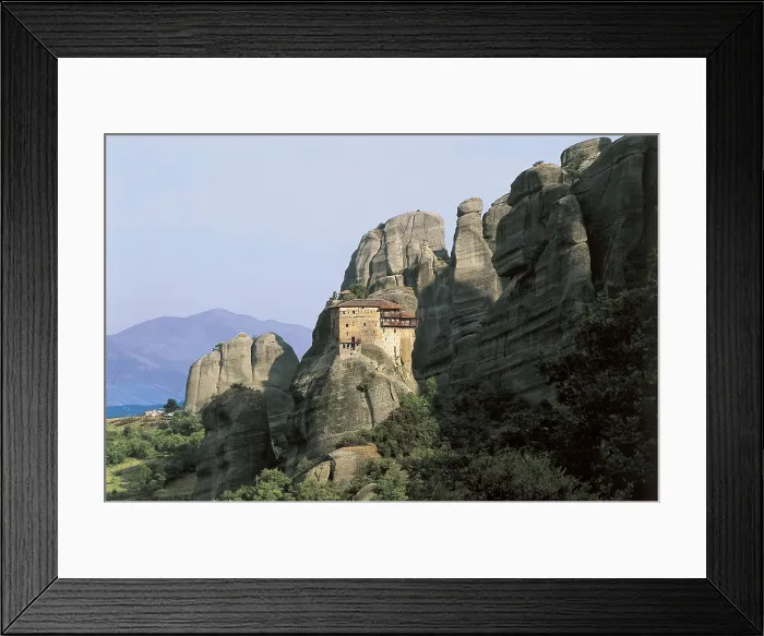 Framed Print : Monastery of Saint Nicholas. 1368. GREECE. THESSALY. TRIKALA. Meteora. Late Byzantine art. AISA / Everett Collection**US SALES ONLY** Framed Print : Monastery of Saint Nicholas. 1368. GREECE. THESSALY. TRIKALA. Meteora. Late Byzantine art. AISA / Everett Collection**US SALES ONLY**