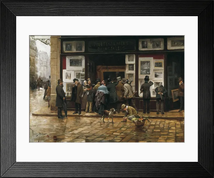 Framed Print : FERRER I MIRO, Joan (1850-1931). The Public Exhibition of a Painting. 1888. Masterpiece of the painter, that earned the gold medal in the World Fair of Barcelona in 1888. Realism Framed Print : FERRER I MIRO, Joan (1850-1931). The Public Exhibition of a Painting. 1888. Masterpiece of the painter, that earned the gold medal in the World Fair of Barcelona in 1888. Realism
