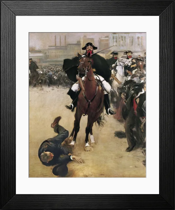 Framed Print : CASAS i CARBO, Ramn (1866-1932). The Loading. 1899. Right detail. Modernism. Oil on canvas. SPAIN. Olot. Garrotxa Regional Museum. AISA / Everett Collection**US SALES ONLY**