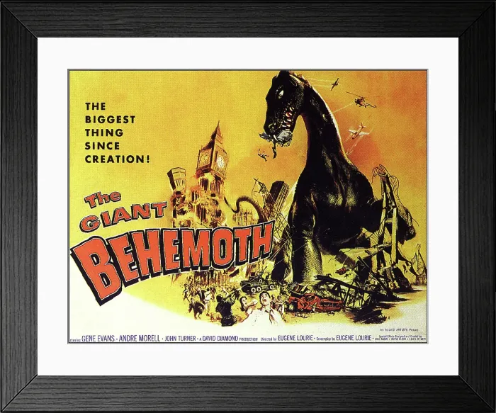 Framed Print : THE GIANT BEHEMOTH, 1959 Framed Print : THE GIANT BEHEMOTH, 1959