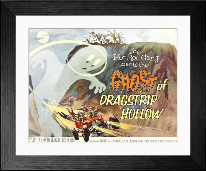 Framed Print : GHOST OF DRAGSTRIP HOLLOW, poster art, 1959 Framed Print : GHOST OF DRAGSTRIP HOLLOW, poster art, 1959