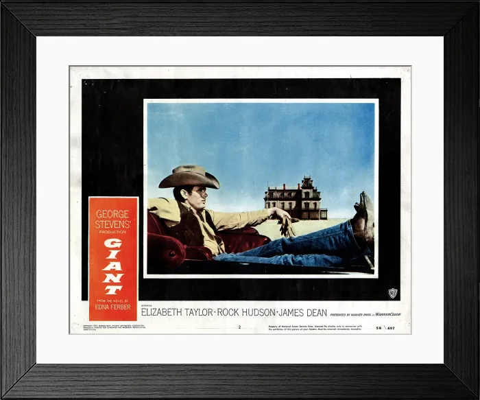 Framed Print : GIANT, James Dean, 1956