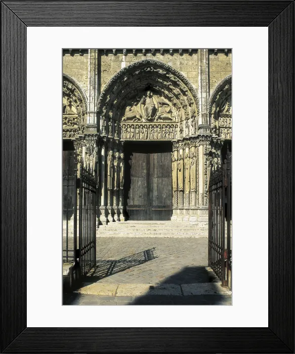 Framed Print : BOLIVIA. SANTA CRUZ. San Jos de Chiquitos. Church of San Rafael. Central portal of the western faade (c.1150), gothic style. AISA / Everett Collection**US SALES ONLY**