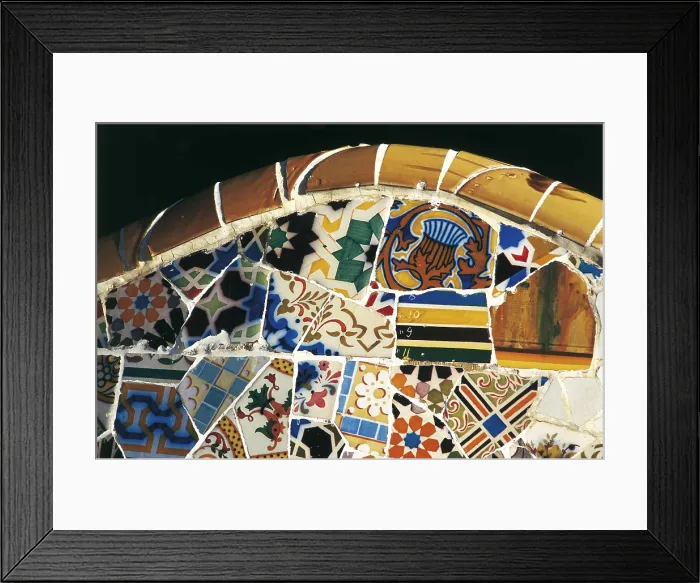 Framed Print : GAUDI i CORNET, Antoni (1852-1926). Park Gell. 1900-1914. SPAIN. Barcelona. Park Gell