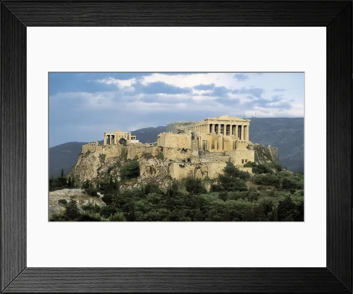 Framed Print : GREECE. ATTICA. Athens. Acropolis. Parthenon, Propylaea and Erechtheum. Architecture. AISA / Everett Collection**US SALES ONLY**