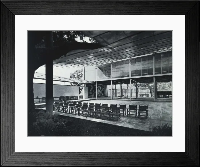 Framed Print : Paris International Exhibition (1937). Spanish Pavilion, work by Josep Llus Sert and Luis Lacasa